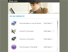 Tablet Screenshot of 4free.com